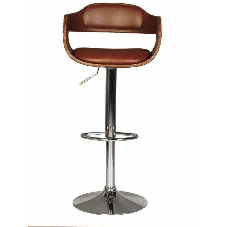 Wayfair brown deals leather bar stools